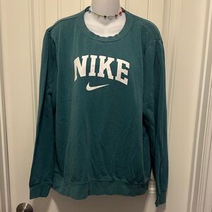 Nike Green Crewneck Sweatshirt